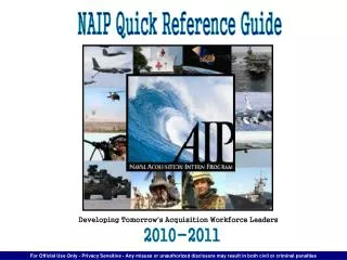 NAIP Quick Reference Guide