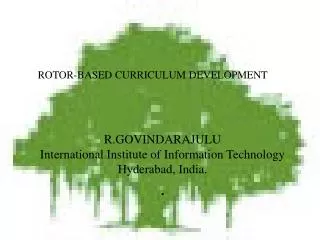 R.GOVINDARAJULU International Institute of Information Technology Hyderabad, India. .
