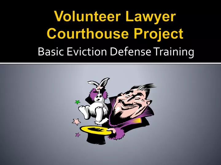 volunteer lawyer courthouse project