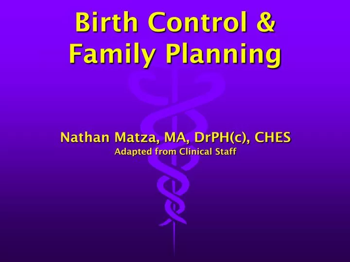 birth control family planning