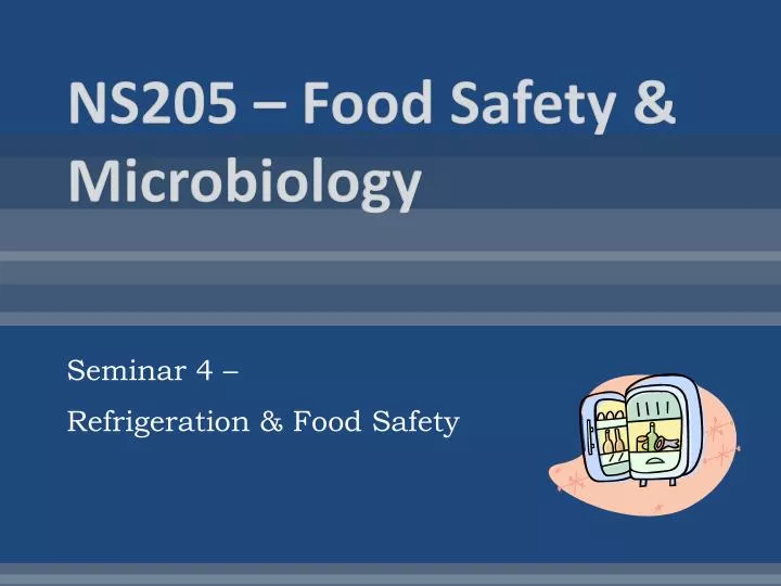 ns205 food safety microbiology