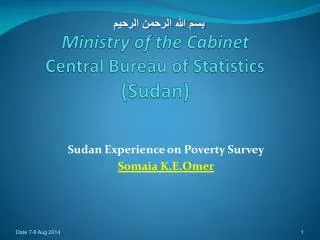 Ministry of the Cabinet Central Bureau of Statistics (Sudan)