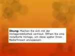 Übung - slide 1