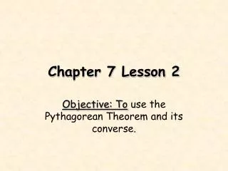 Chapter 7 Lesson 2