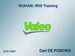 WUHAN: I RIS Training - slide 1