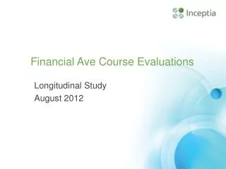 Financial Ave Course Evaluations