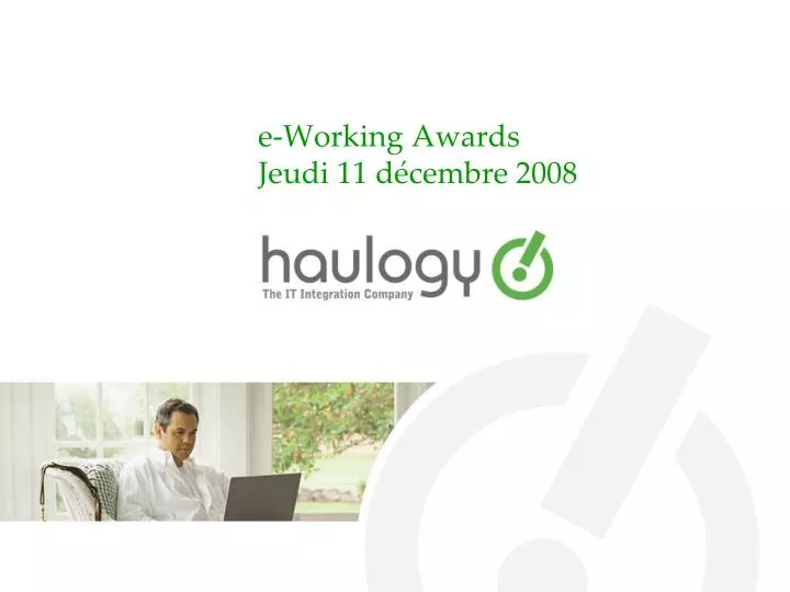 e working awards jeudi 11 d cembre 2008