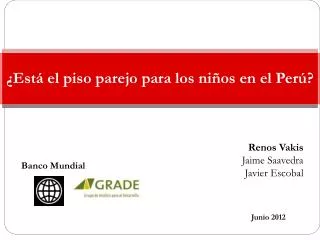 est el piso parejo para los ni os en el per
