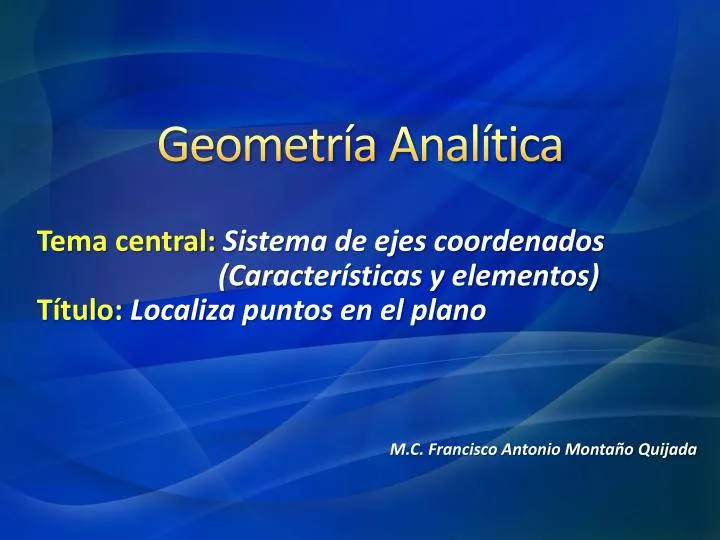 geometr a anal tica