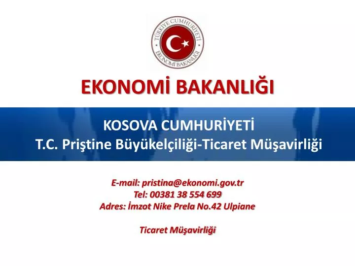 kosova cumhur yet t c pri tine b y kel ili i ticaret m avirli i