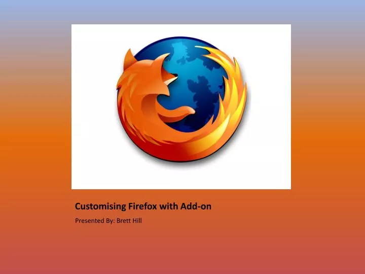 customising firefox with add on