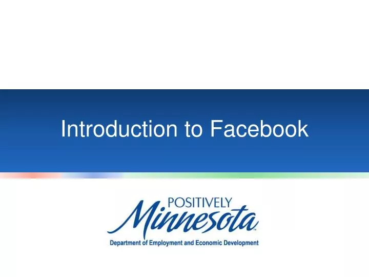 introduction to facebook