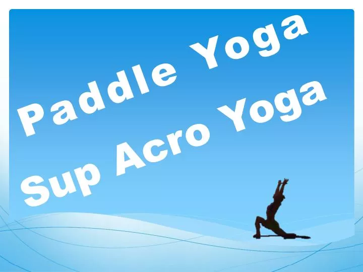 paddle yoga