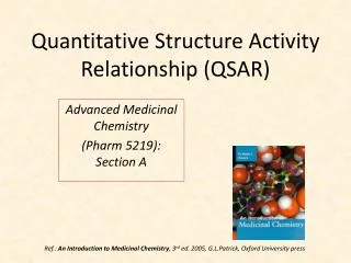 Quantitative Structure Activity Relationship (QSAR)