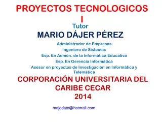 proyectos tecnologicos i