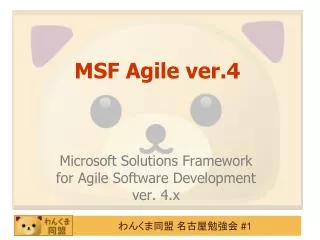 msf agile ver 4
