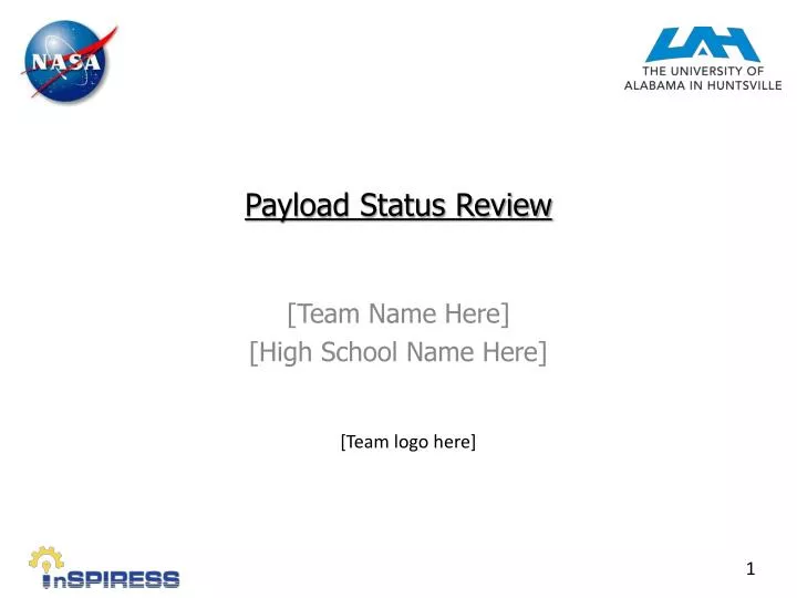 payload status review