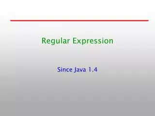regular expression