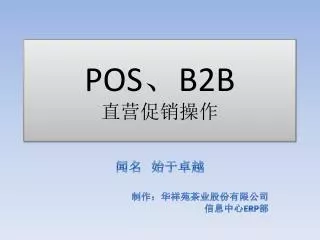 pos b2b