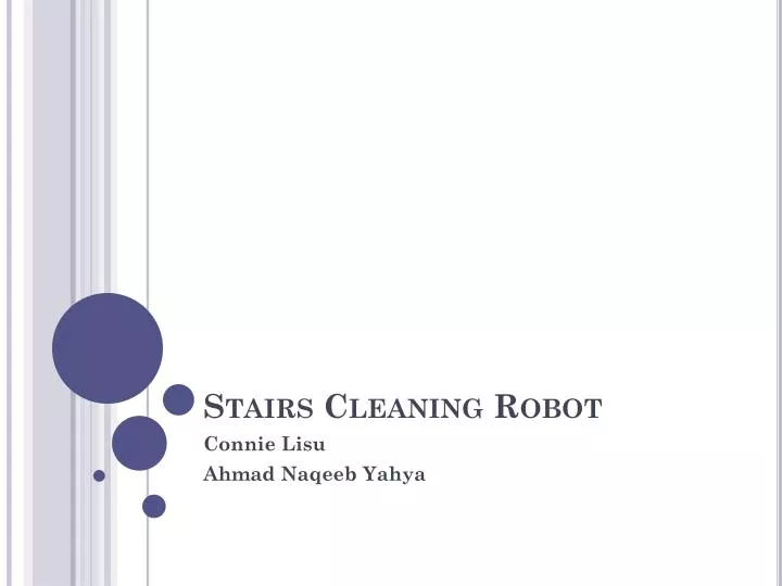 stairs cleaning robot