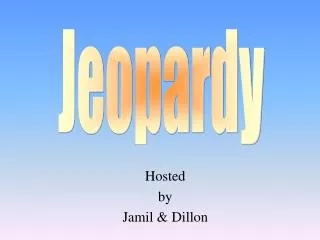 hosted by jamil dillon