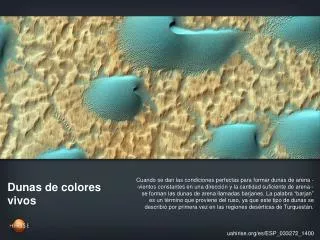 dunas de colores vivos