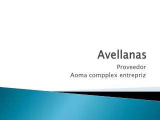 avellanas