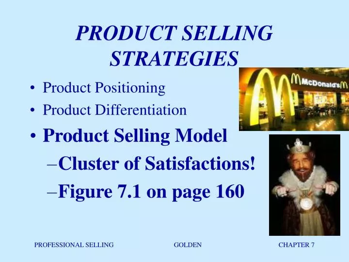 product selling strategies