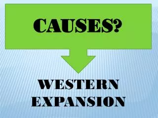 WESTERN EXPANSION