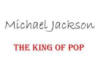 michael jackson