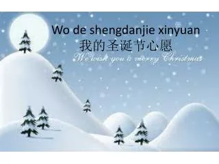 wo de shengdanjie xinyuan