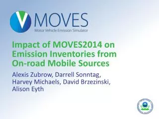 Impact of MOVES2014 on Emission Inventories from On-road Mobile Sources