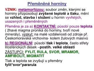 p em n n horniny
