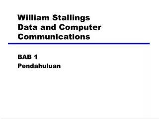 william stallings data and computer communications