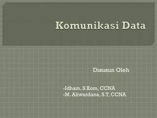 komunikasi data