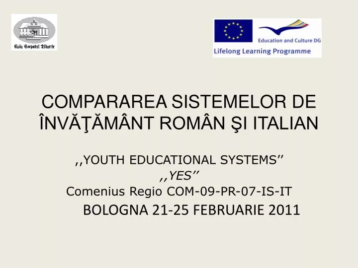 compararea sistemelor de nv m nt rom n i italian