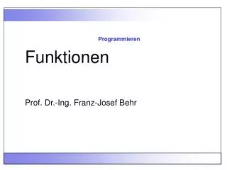 programmieren
