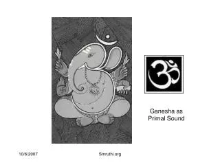 Ganesha as Primal Sound