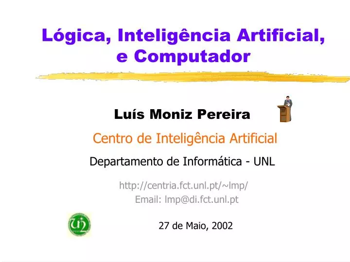 Ppt L Gica Intelig Ncia Artificial E Computador Powerpoint Presentation Id