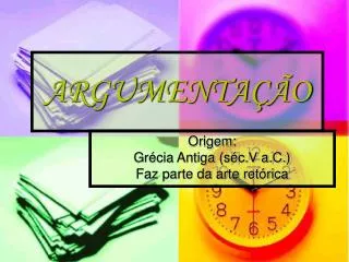 argumenta o