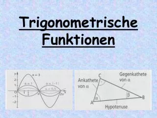 trigonometrische funktionen
