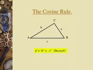 The Cosine Rule.