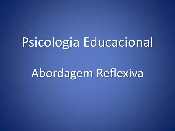 psicologia educacional