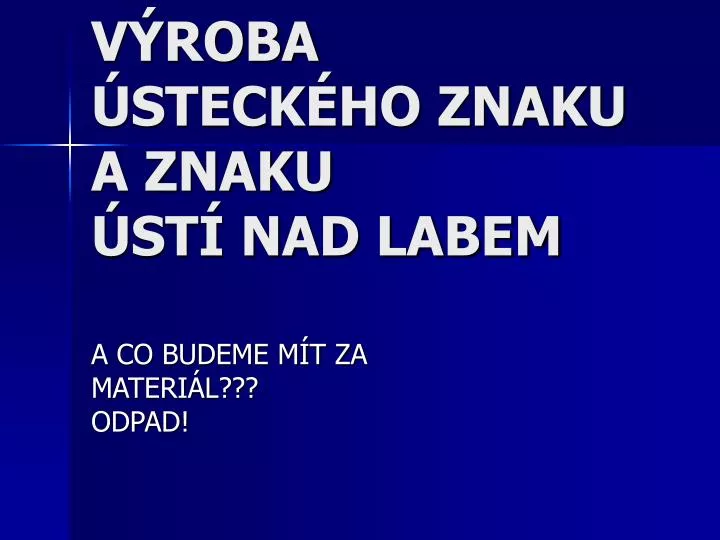 v roba steck ho znaku a znaku st nad labem