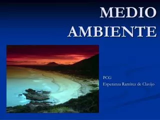 medio ambiente
