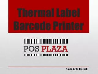 Thermal Label Barcode Printer