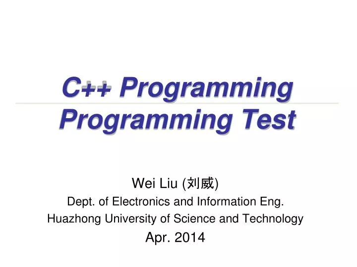 c programming programming test