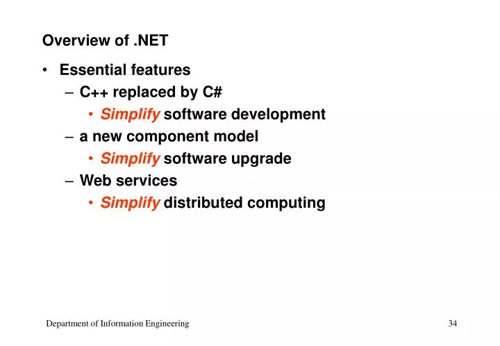 overview of net
