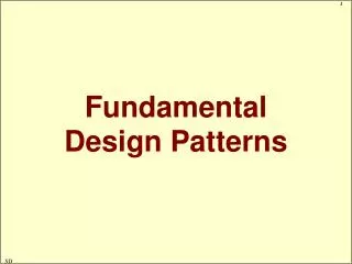 Fundamental Design Patterns