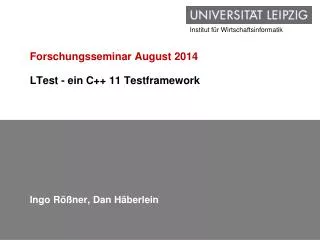 forschungsseminar august 2014
